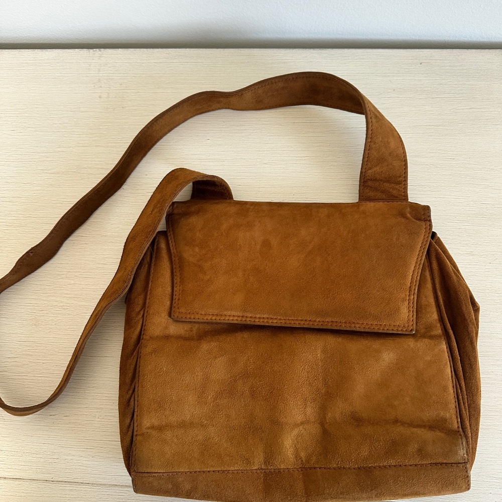 Beltrami Vintage Suede Shoulder Bag